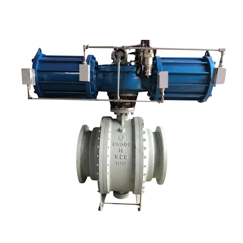 Pneumatic pulverized coal ball valve