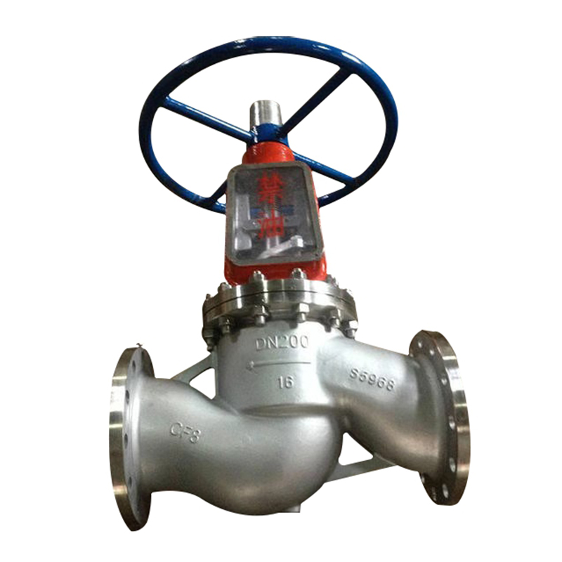 Oxygen stop valve